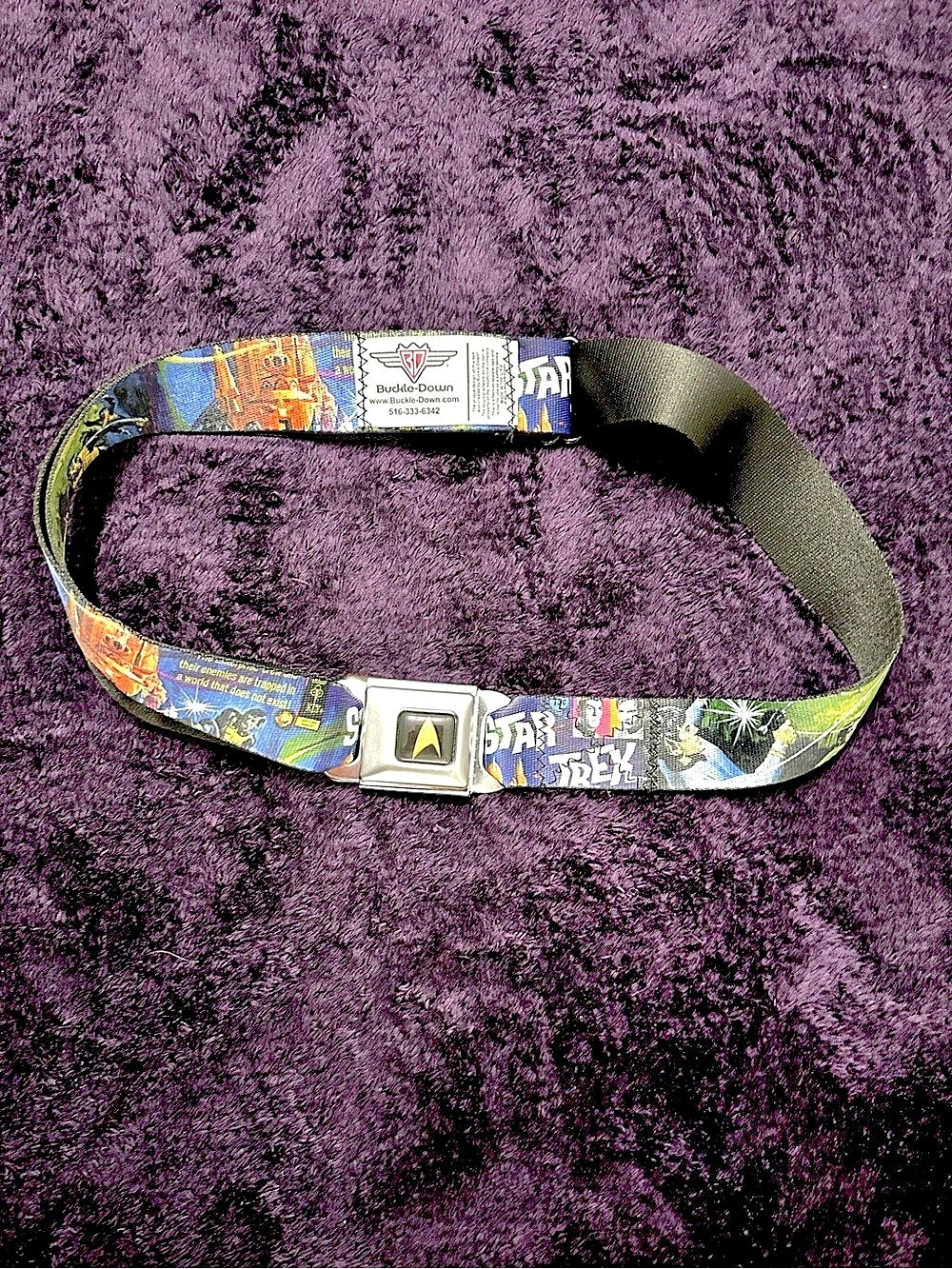 Buckle-Down Star Trek The Original Series Seatbelt Belt